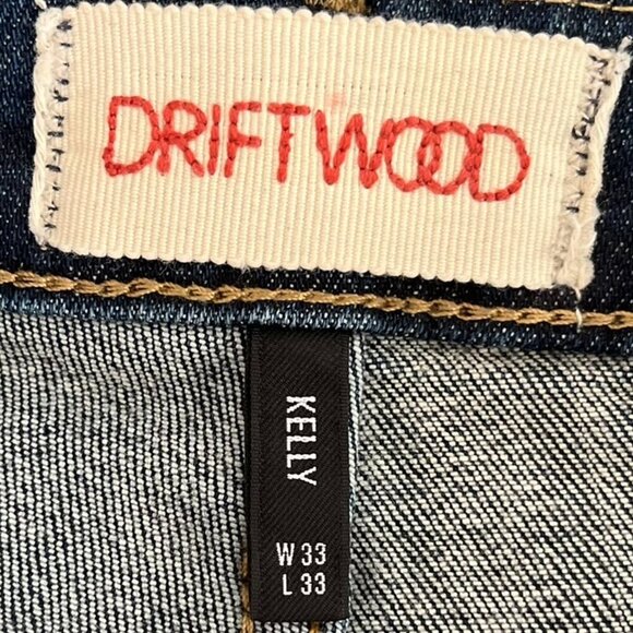 Driftwood Kelly Classic Boot Leg Aztec Stretch Western Jeans Sz 33 - Picture 7 of 8